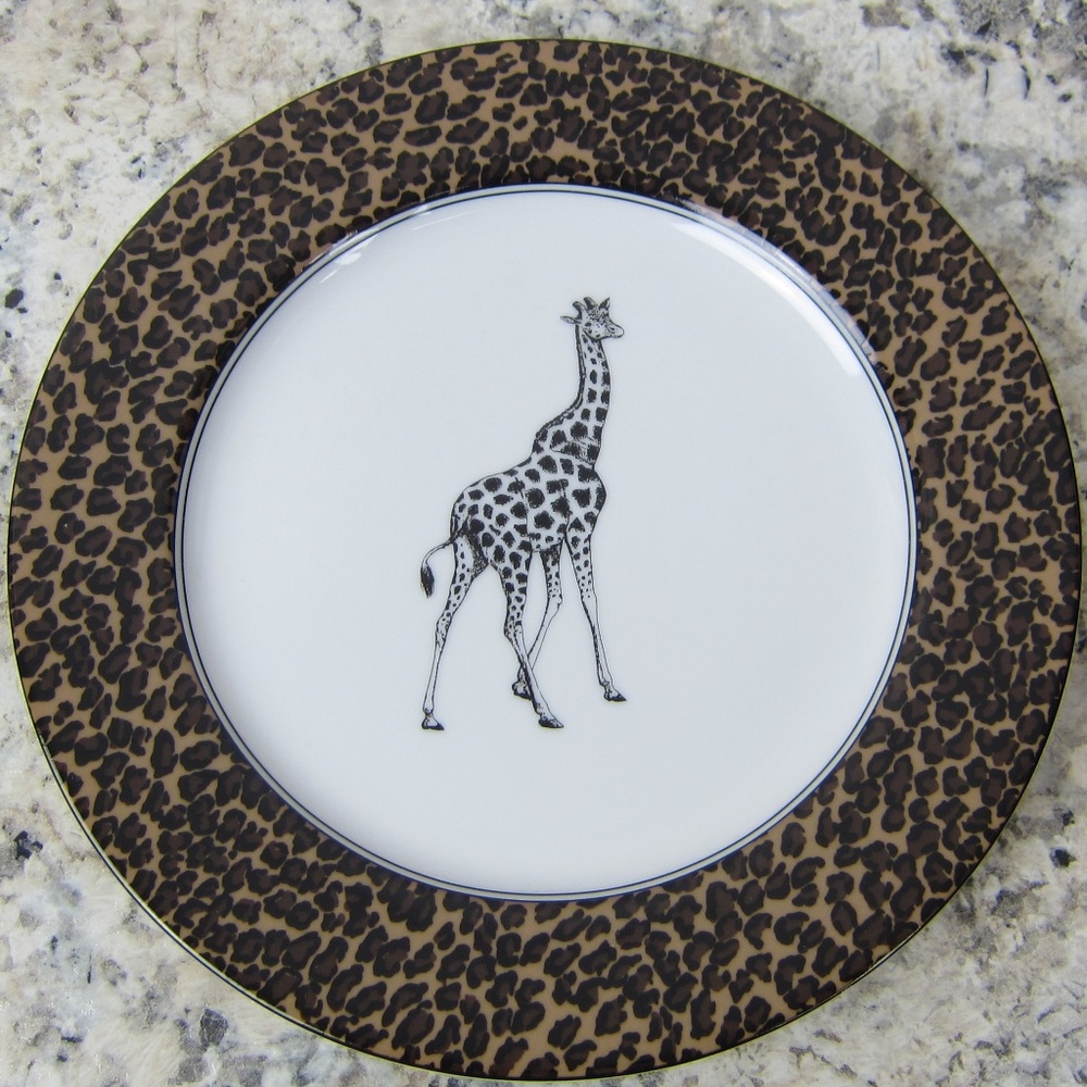 Fitz And Floyd Giraffe 1pc Plate